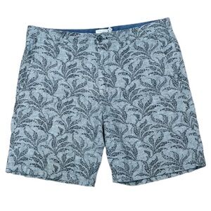 Club Monaco Maddox fit leaf print shorts 31